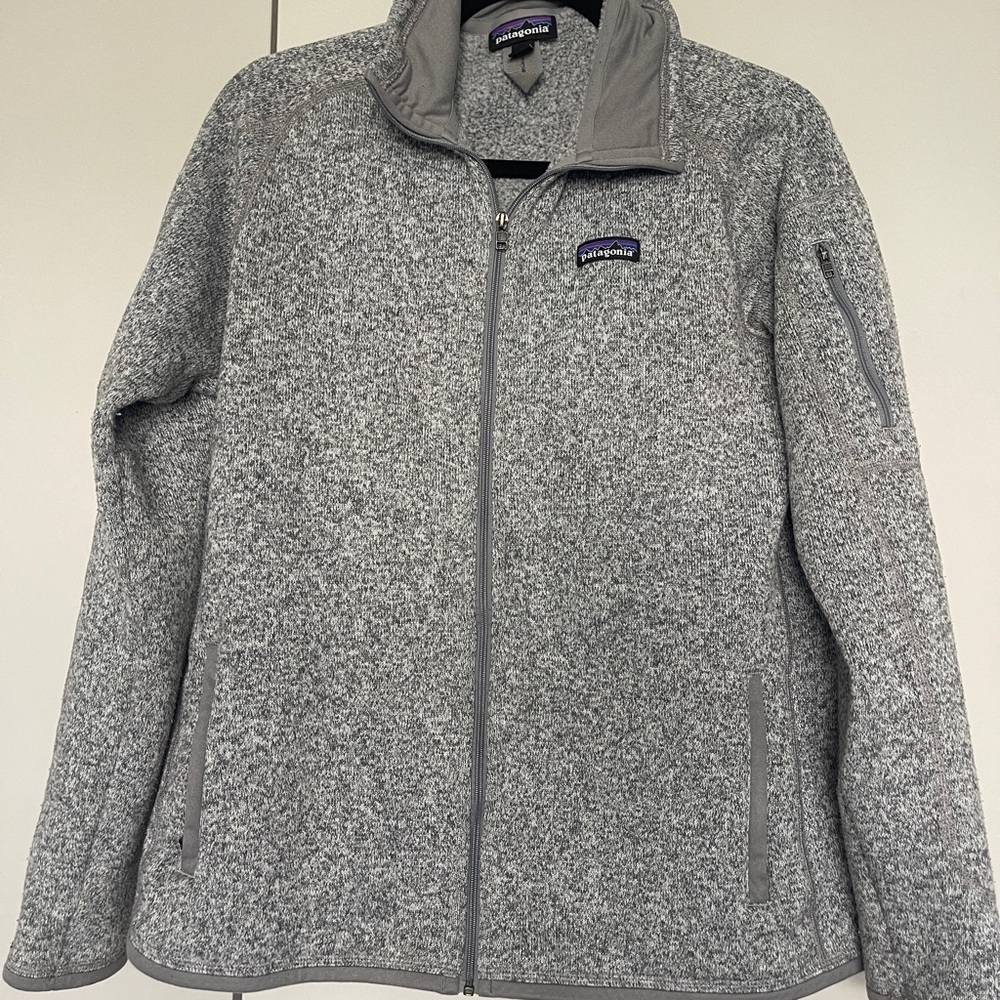 Patagonia Gray Utility Jacket with Standing Collar